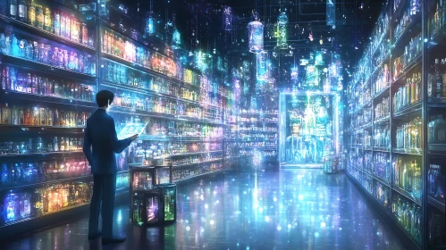 Luminous Shelves: A Glimpse Into Tomorrow