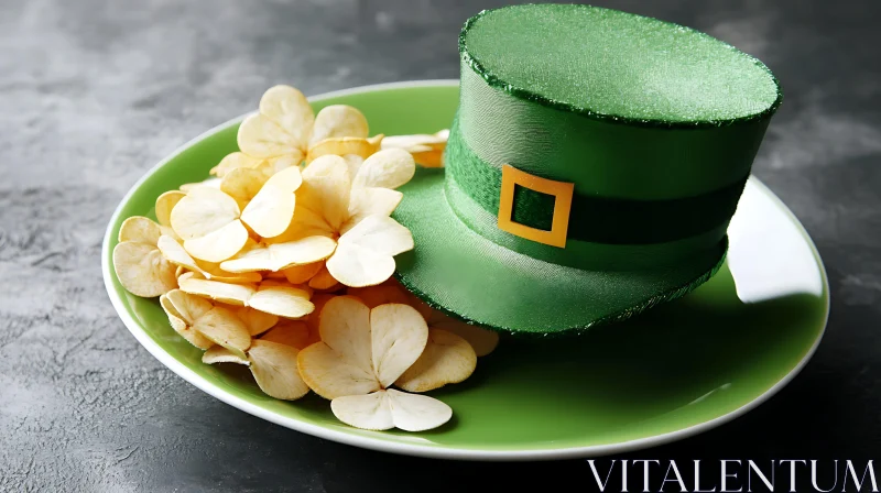 Festive St. Patrick's Day Still Life AI Image