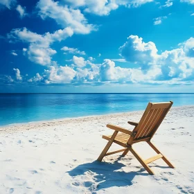 Seaside Relaxation with Beach Chair