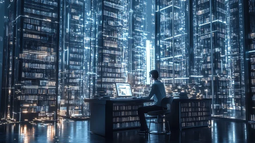 Glowing Books in Digital Library