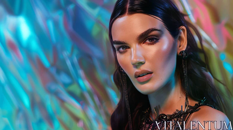 AI ART Kendall Jenner Glamorous Fashion Photography