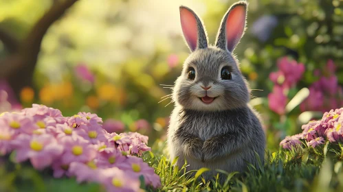 Enchanting Bunny Portrait