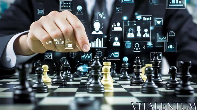 Chess and Digital Strategy: A Modern Approach AI Image