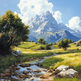 Mountain Meadow Serenity