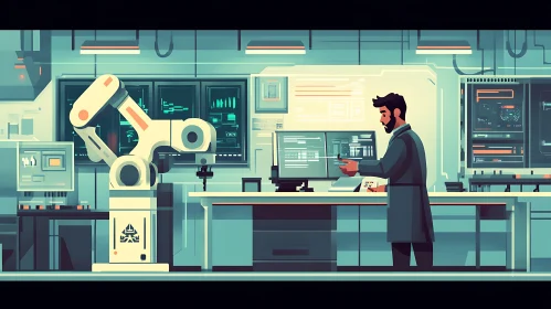 Modern Laboratory with Advanced Technology