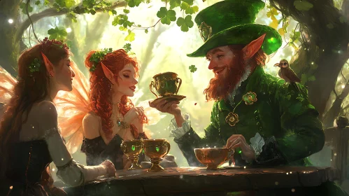 Fairies and Leprechaun Tea Time