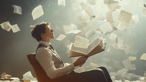 Lost in Literature: Floating Pages