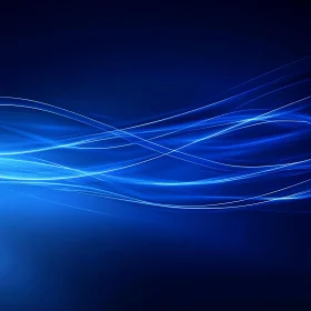 Fluid Blue Light Abstract Design