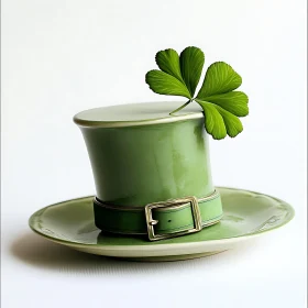 St. Patrick's Day Hat with Clover