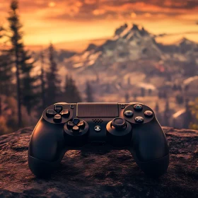 Gaming Controller with Mountain View