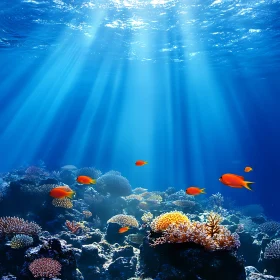 Underwater Marine Life Scene