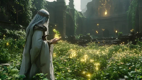 Elven Magic in Ancient Ruins
