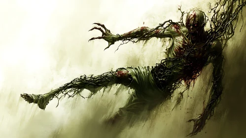 Undead Thorns: A Zombie's Descent