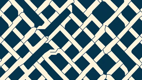 Abstract Geometric Pattern with White Lines