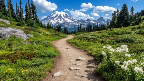 Mountain Trail Scenery