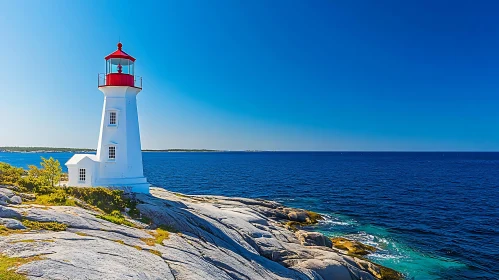 Coastal Lighthouse Scene