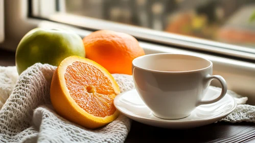 Cozy Morning Still Life with Citrus