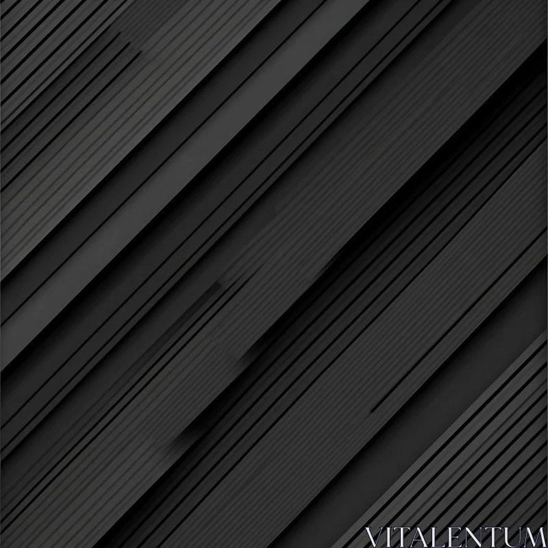 Parallel Black Lines Minimalist Design AI Image