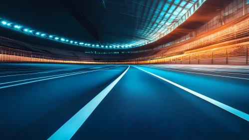 Illuminated Stadium Track: Awe-Inspiring Design and Speed