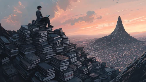 Summit of Knowledge Overlooking the City