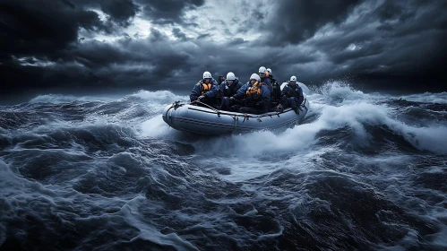 Navigating the Storm: A Rescue Mission