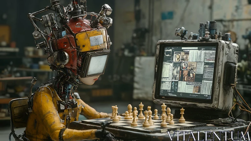 AI ART Robot Chess Player