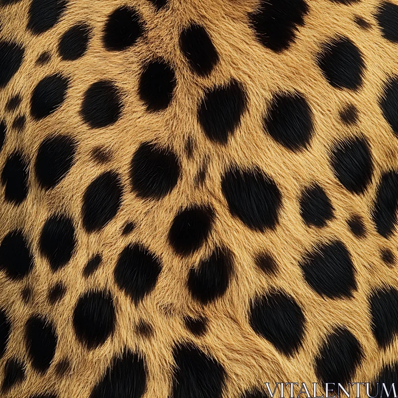 Spotted Animal Fur Texture AI Image