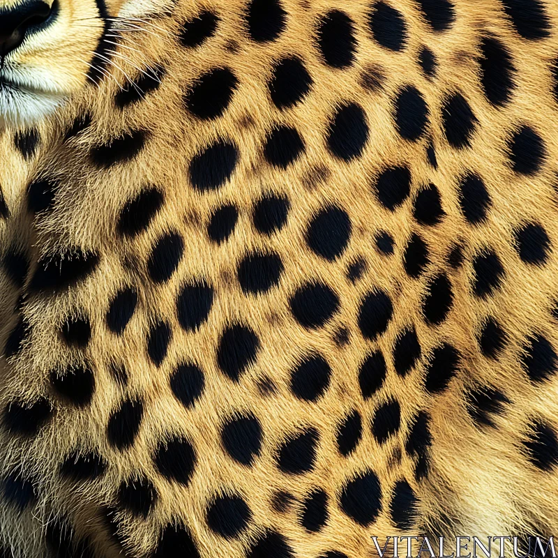 Golden Fur with Black Spots AI Image