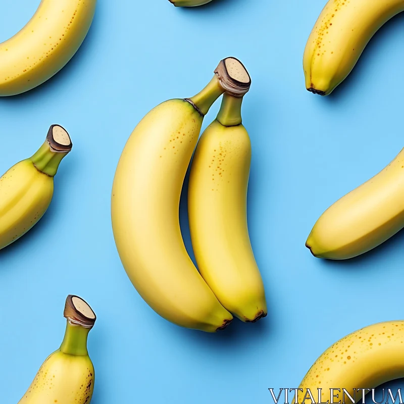 Whimsical Banana Arrangement Still Life AI Image