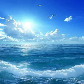 Tranquil Sea and Sky