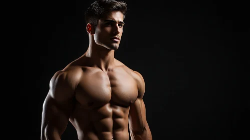 Male Fitness Model Portrait