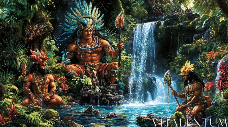 AI ART Tribal Protectors of Nature