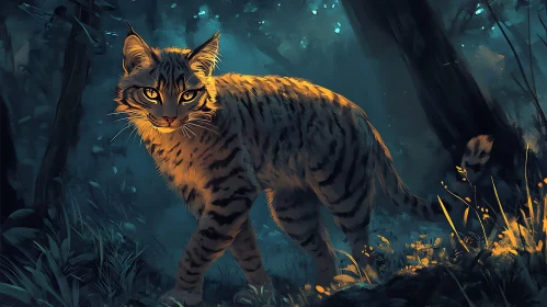 Feline in the Woods