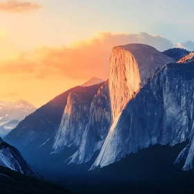 Mountains at Sunset