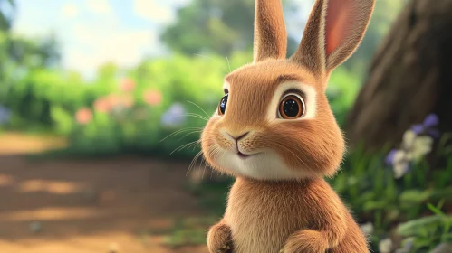 Charming Rabbit Close-Up