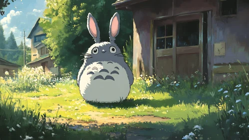 Totoro's Serene Meadow Adventure