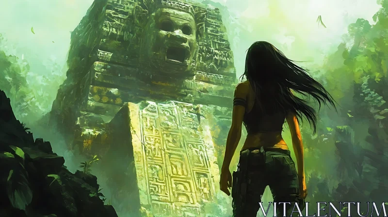 Lost Temple of the Ancients AI Image