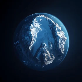 Mountain inside a Sphere