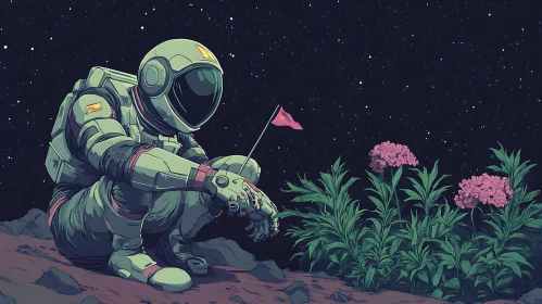 Space Explorer and Floral Discovery