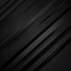 Modern Black Geometric Composition