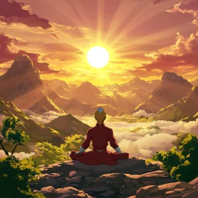 Sunset Meditation Mountain View