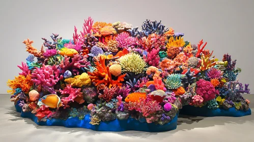 Underwater Coral Reef Ecosystem