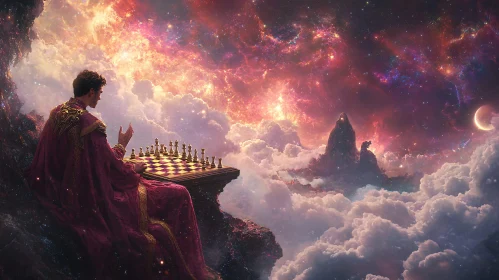 Cosmic Chess Master Contemplates Next Move