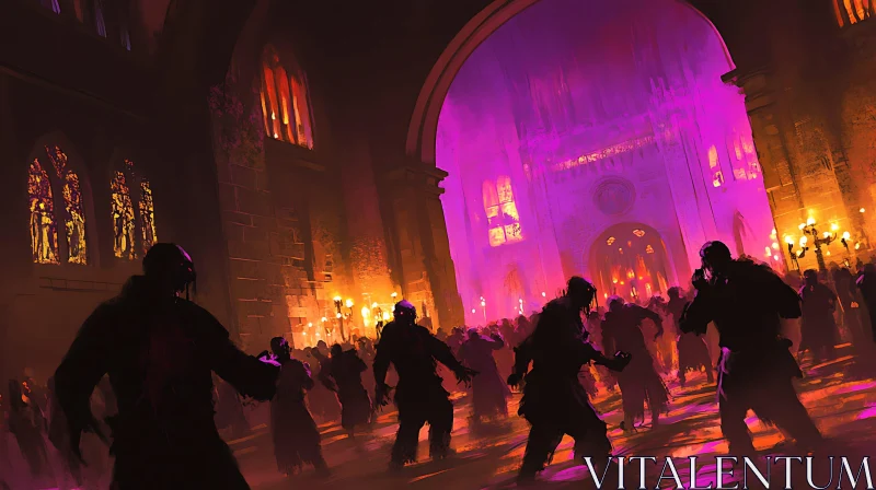 AI ART Cathedral of the Undead