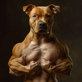 Strength of a Muscular Canine