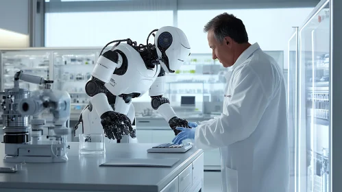 Lab Partners: Scientist and Robot Teamwork