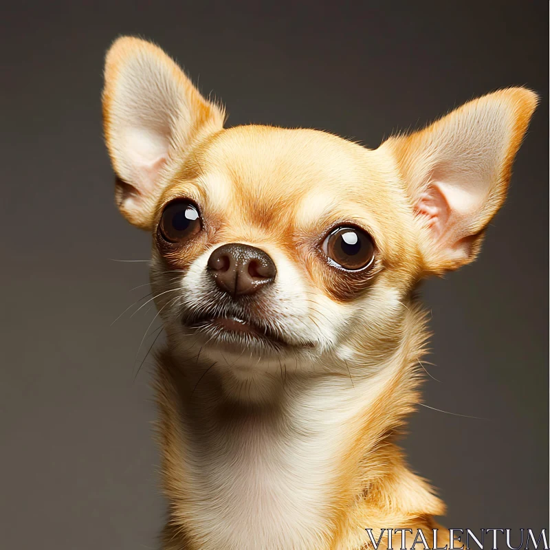 Adorable Chihuahua Close-Up AI Image