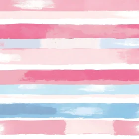 Soft Pastel Horizontal Lines Art