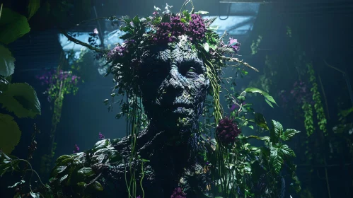 Floral Crowned Forest Spirit