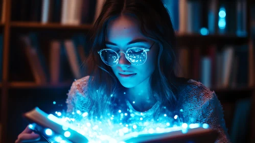 Glowing Book: A Reader's Spell